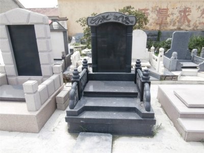 石材歐式雕花墓碑
